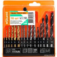 Набор сверл Sturm 1055-01-SS4 (16 предметов)