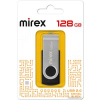 USB Flash Mirex Color Blade Swivel Rubber 2.0 128GB 13600-FMURS128