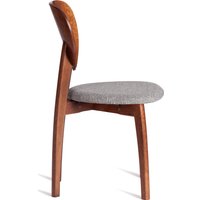 Стул TetChair Diamante мягкое сиденье (коричневый/серый)