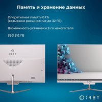 Моноблок IRBY Office-W-i3121-8-0-480-N-H610-022