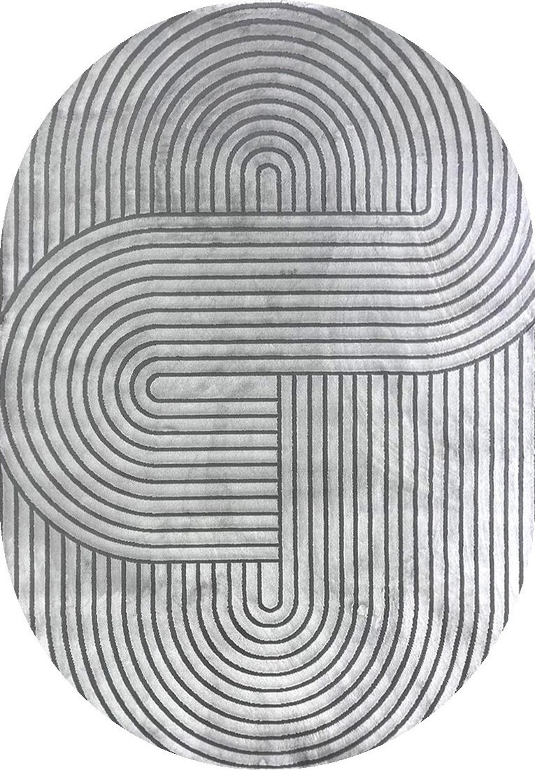 

Ковер для жилой комнаты Merinos Sign 01914-095-OVAL (1x2)