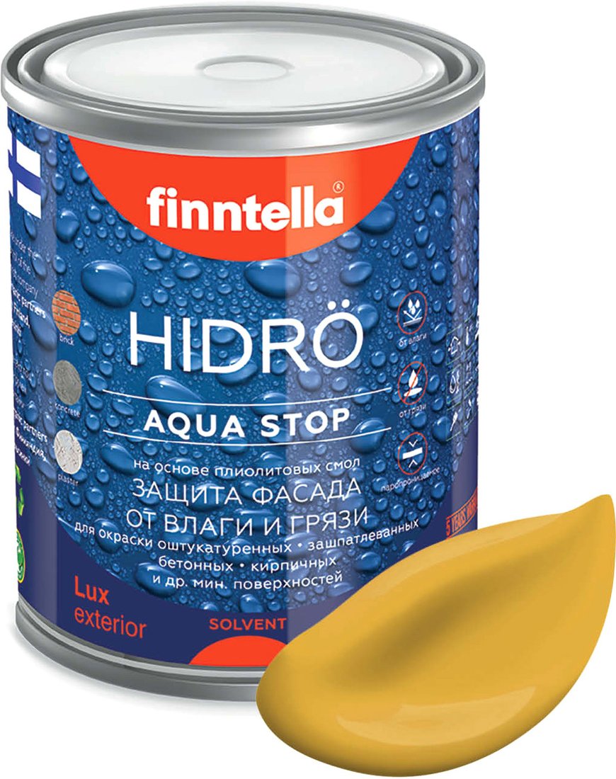 

Краска Finntella Hidro Okra F-14-1-1-FL113 0.9 л (желто-красный)