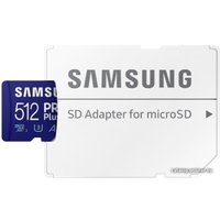 Карта памяти Samsung PRO Plus microSDXC 512GB (с адаптером) в Бресте