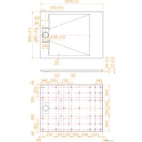 Душевой поддон RGW TUS-W 90x120