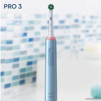 Электрическая зубная щетка Oral-B Pro 3 3000 Cross Action D505.513.3 (голубой)