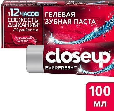 

Зубная паста Close Up Everfresh Жаркая мята 100 мл