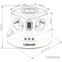 Сетевой фильтр Logan WS4-2