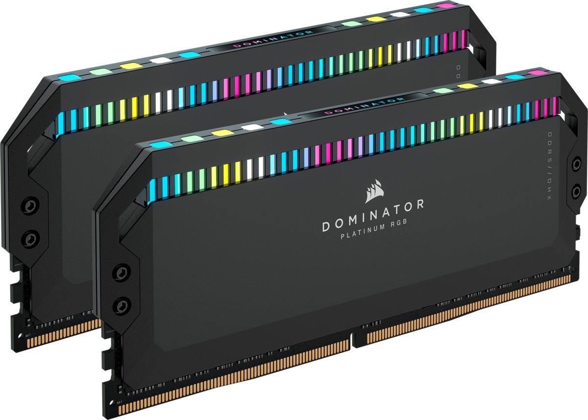 

Оперативная память Corsair Dominator Platinum RGB 2x32ГБ DDR5 5200 МГц CMT64GX5M2B5200C40