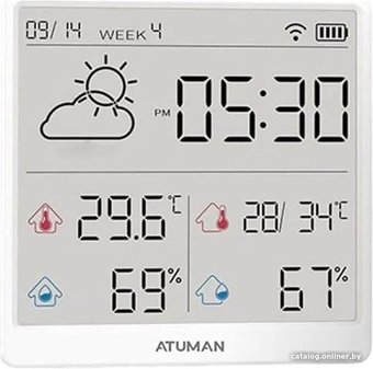 Термогигрометр Atuman Duka TH3