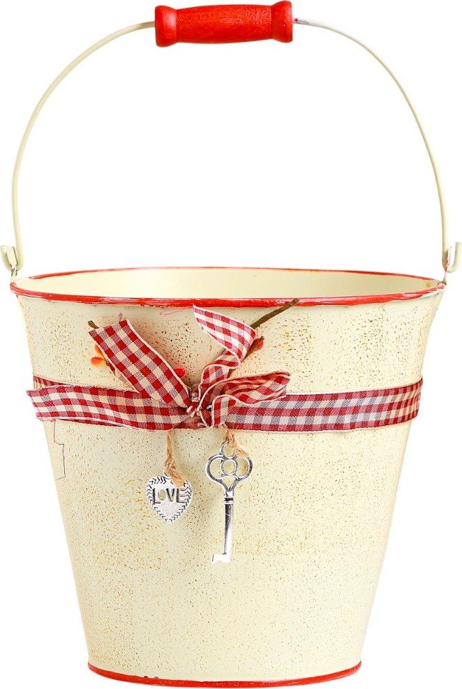 

Кашпо Take It Easy Ведерко Рустад 10547458 (бежевый)