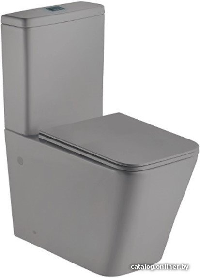 Унитаз напольный WeltWasser Gelbach 001 XL MT-BL (серый матовый)