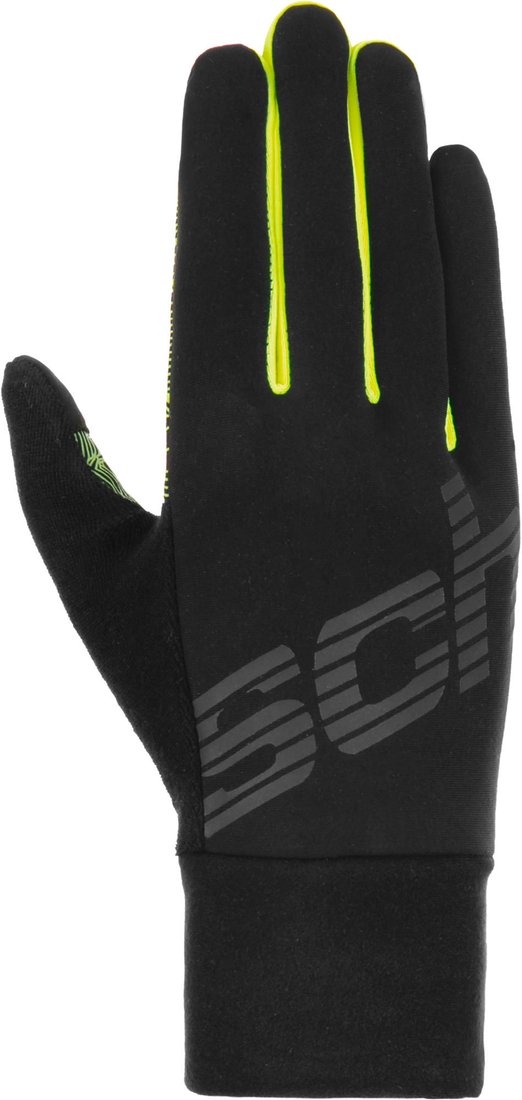 

Горнолыжные перчатки Reusch Ian Touch-Tec 6206105-7752 (р-р 8, black/safety yellow)