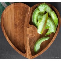 Менажница S.Wood Сердце