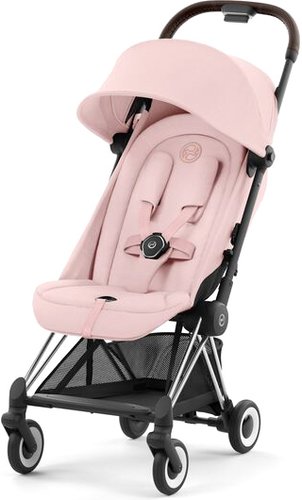 Cybex Coya (peach pink/chrome frame)