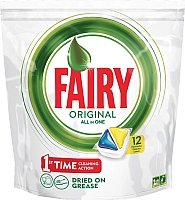 

Капсулы для посудомоечной машины Fairy Original Lemon All in 1 (12 шт)