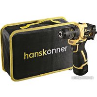 Дрель-шуруповерт Hanskonner HCD1645BLC (с 2-мя АКБ, сумка)