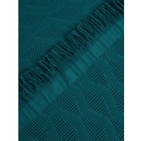 Покрывало Василиса Вафельное Ромбы 200x220 (изумрудный)