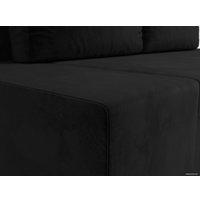 Диван Лига диванов Сан Марко 114015 (велюр, черный)