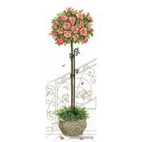 Набор для вышивания Сделай своими руками Розовое дерево Р-17С