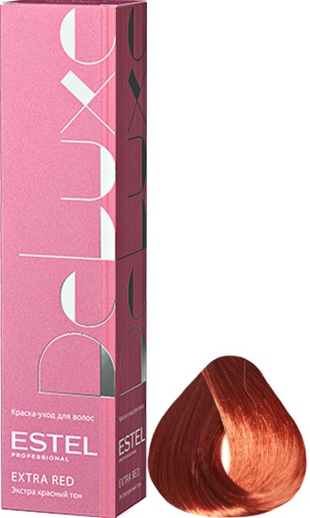 

Крем-краска для волос Estel Professional De Luxe Extra Red 77/44 русый медный интенсивный