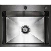 Кухонная мойка Blantek LS-5848B Nano black