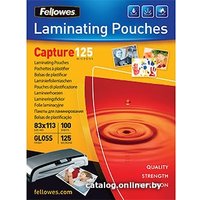 Пленка для ламинирования Fellowes Glossy Polyester Pouches 113x83 мм, 125 мкм, 100 л