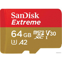 Карта памяти SanDisk Extreme microSDXC SDSQXA2-064G-GN6GN 64GB