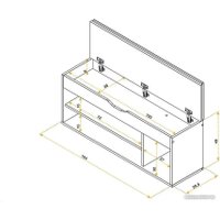 Банкетка Кимер Харис Тип 3 (белая шагрень/кожзам белый)