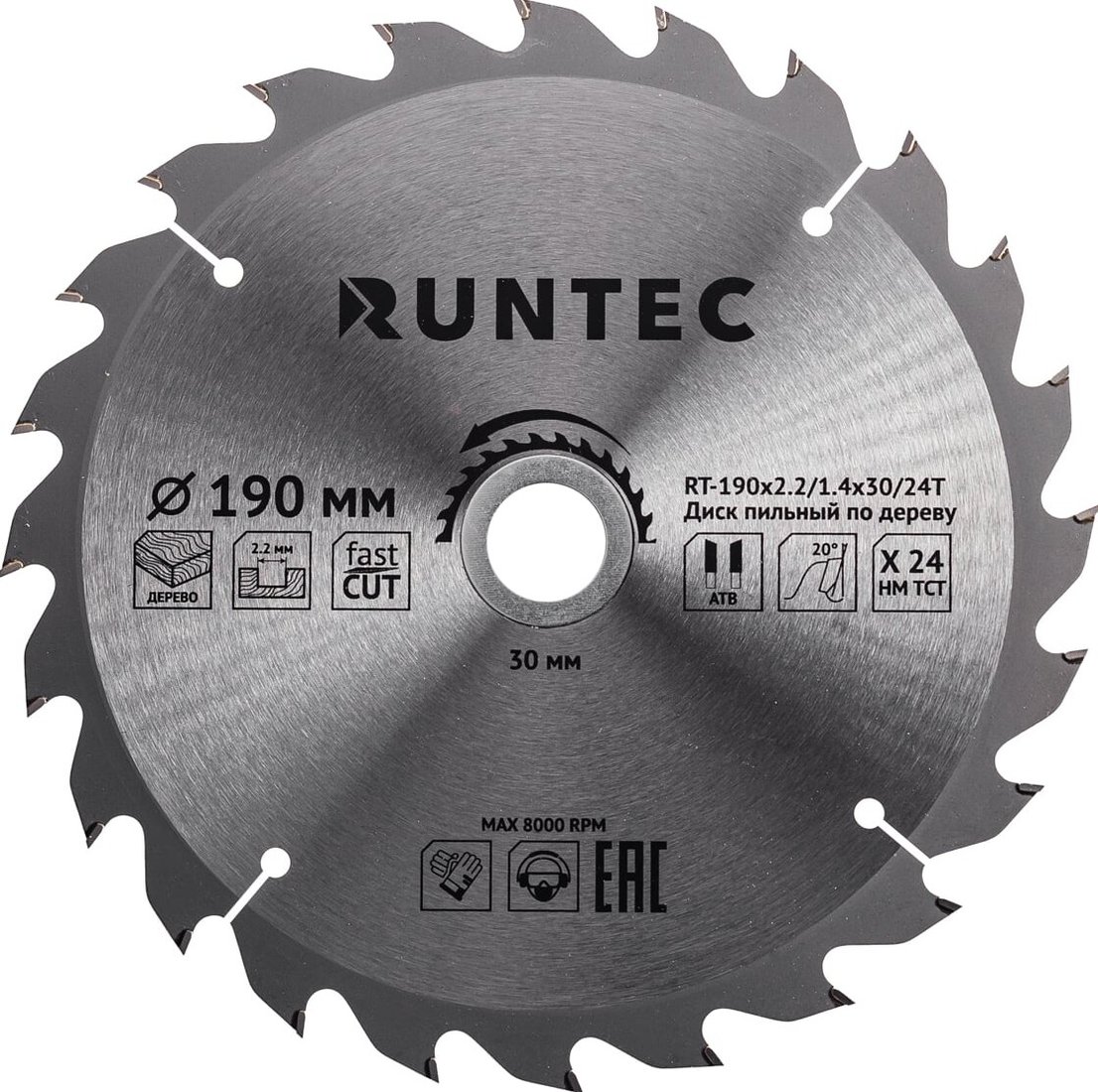 

Пильный диск Runtec RT-190x30/24T