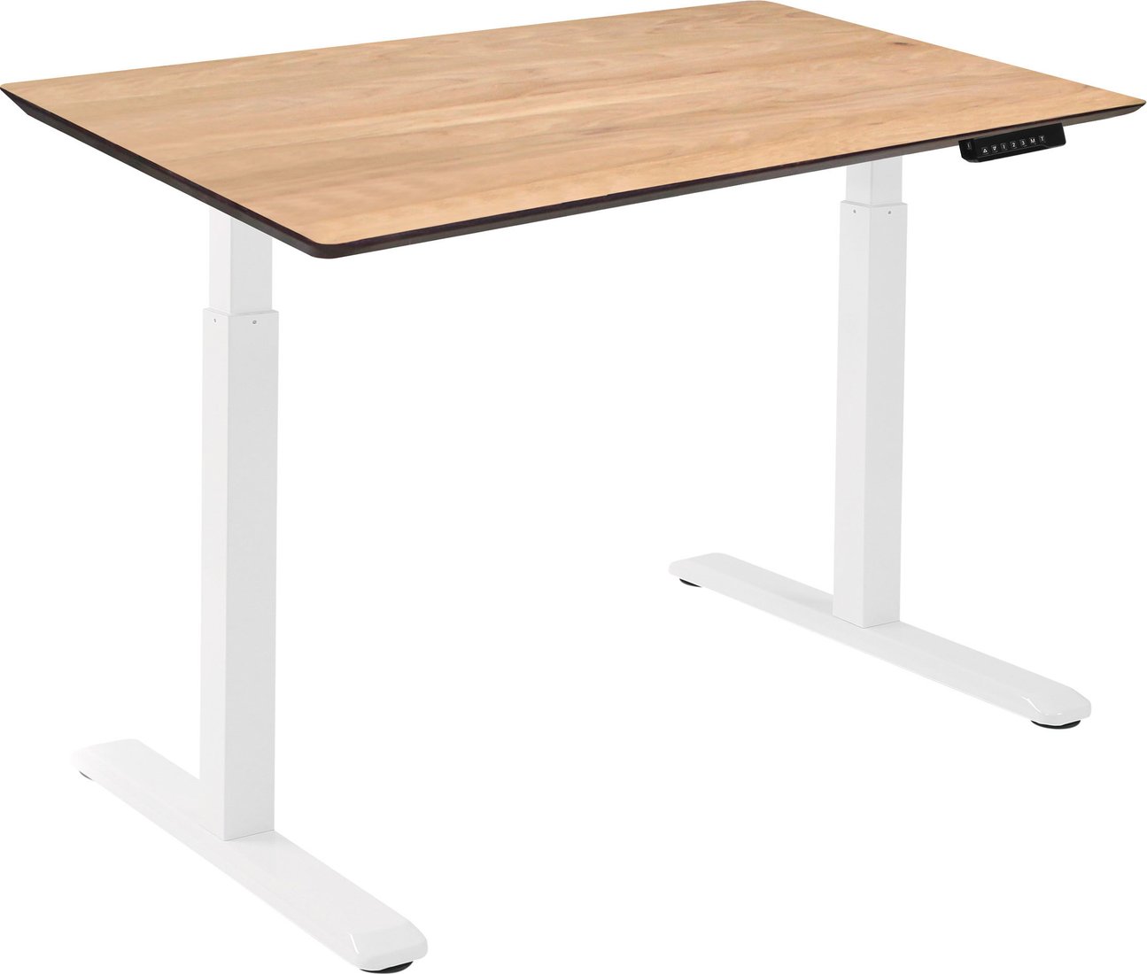 

Стол для работы стоя ErgoSmart Wooden Electric Desk 1300х750х27 мм (дуб натуральный/белый)