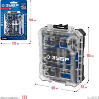 Набор трещотка с головками и битами Зубр 25172 (26 предметов)