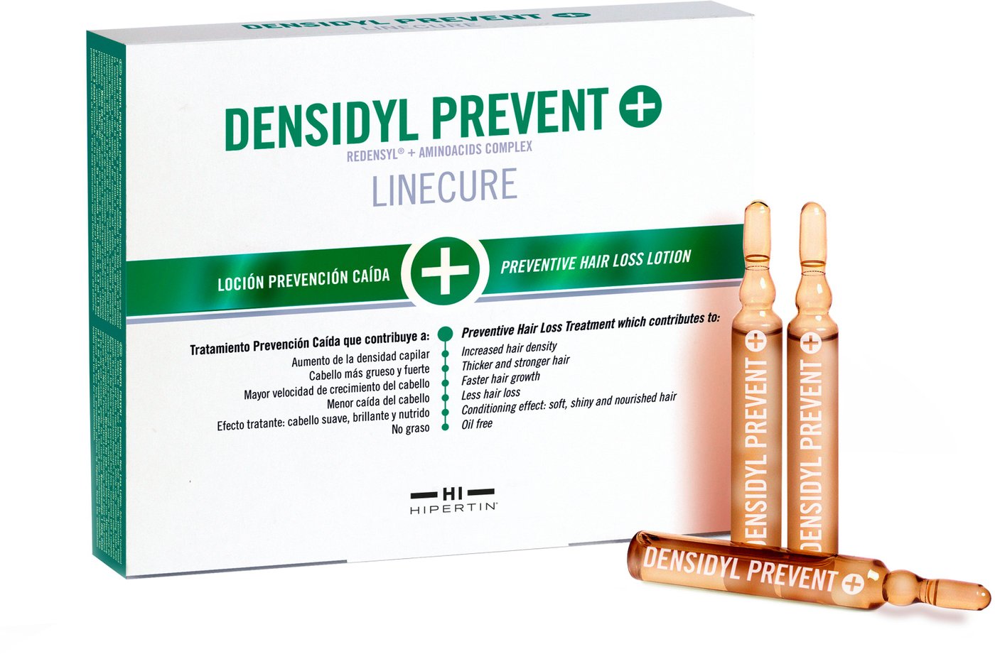 

Ампулы Hipertin Densidyl Prevent + Linecure Против выпадения волос 12 x 10 мл