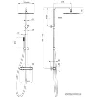 Душевая система  Deante Azalia NAC 01ZT