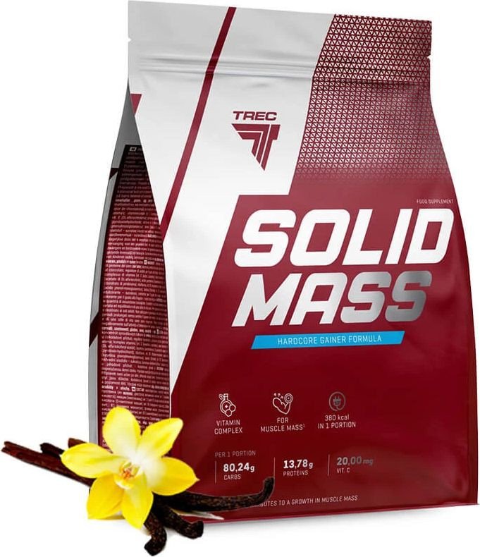 Гейнер Trec Nutrition ГЕЙНЕР TREC NUTRITION SOLID MASS (3000ГР) ВАНИЛЬ (Польша)
