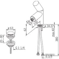 Смеситель Oras Il Bagno Alessi Dot [8618F]