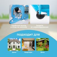 Игровой манеж Solmax&Kids С шариками ZV97036 (синий)