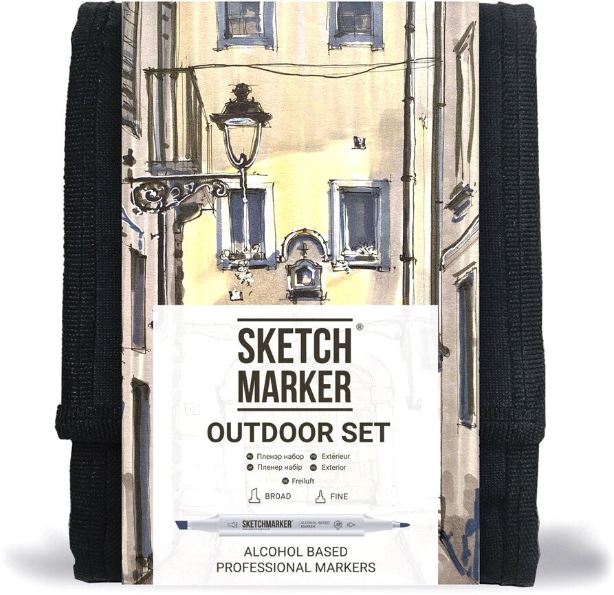 

Маркер художественный Sketchmarker Outdoor SM-12OUTD (12 шт)