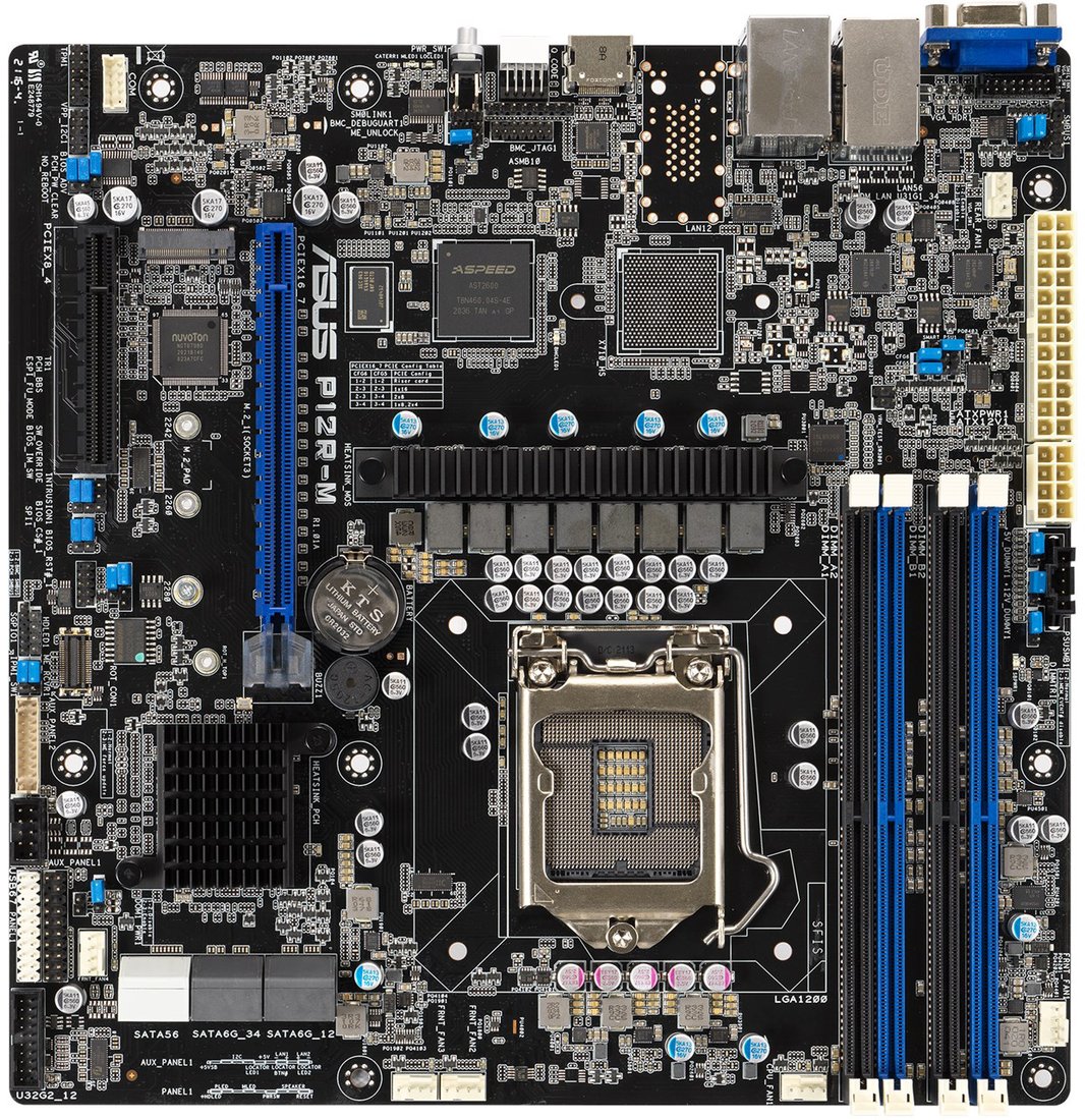 

Материнская плата ASUS P12R-M