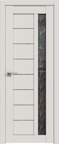 ProfilDoors 37U L 70x200 (дарквайт, стекло дождь черный)