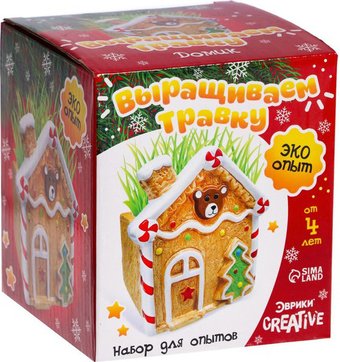 Набор для опытов Эврики Выращиваем травку: Домик 6911660