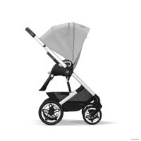 Коляска прогулочная «книга» Cybex Talos S Lux (SLV lava grey)