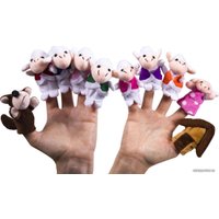 Развивающая игра Bradex Пальчиковый театр Волк и семеро козлят DE 1164