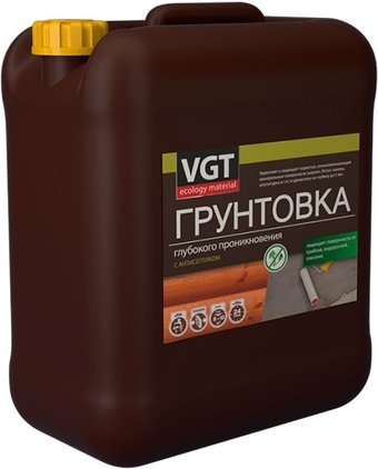 Водно-диспрессионная грунтовка VGT ВД-АК-0301 глубокого проникновения с антисептиком (1 кг)