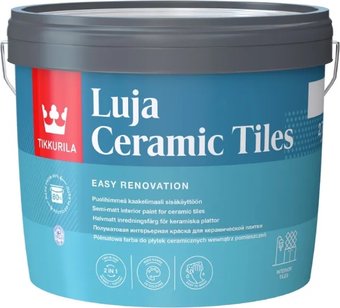 Краска Tikkurila Luja Ceramic Tiles 0.9 л (база C, полуматовая)