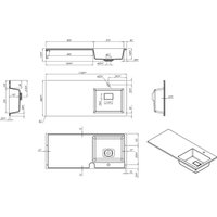 Умывальник Roxen Faber 110R 30010110R-W