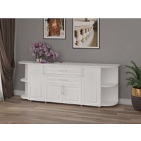 Тумба Премиум Валенсия №4 (белый/скала айс)