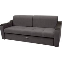 Диван Сириус Лидер-3 НПБ (Eva 24 велюр темно-серый)