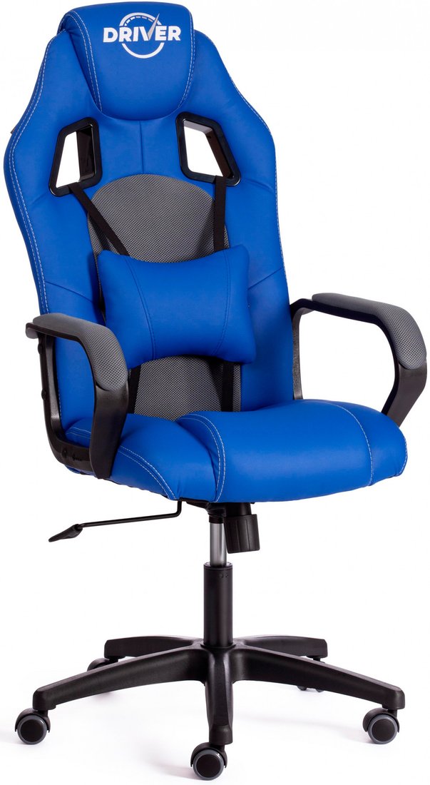 

Игровое (геймерское) кресло TetChair Driver ткань (синий/серый 36-39/TW-12)