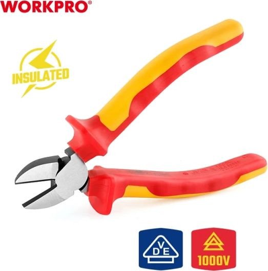 Кусачки боковые (бокорезы) Workpro WP342008
