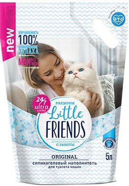 

Наполнитель для туалета Little Friends Original 5 л
